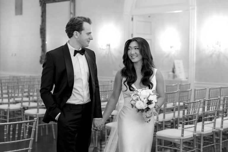 Retrato de novios en Nueva York — boda de destino