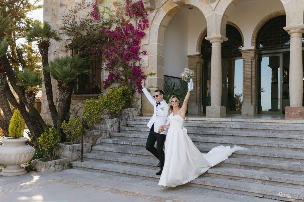 boda con vistas al mar en el Xalet del Nin